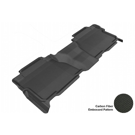 3D Maxpider TOYOTA TUNDRA 2007-2013 CREWMAX KAGU BLACK R2 Floor Mat L1TY14821509